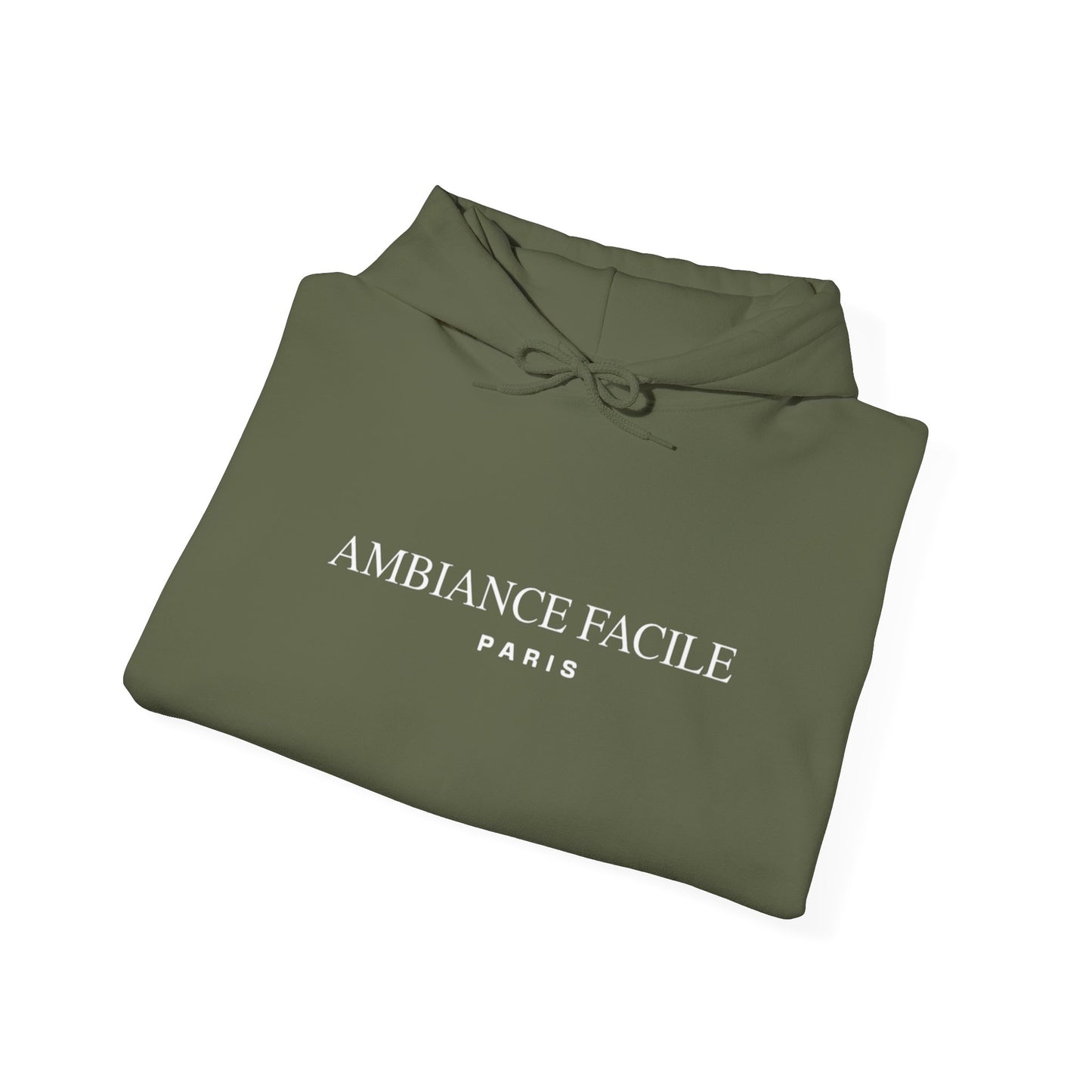 Hoodie AF vert militaire unisexe