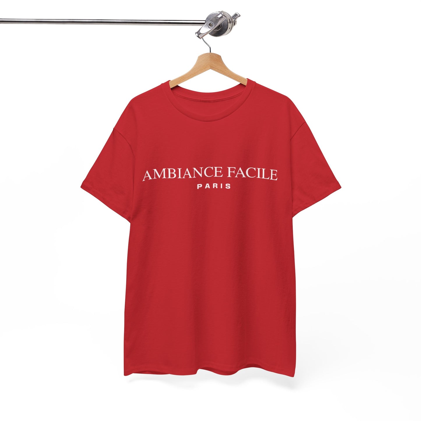 T-shirt AF rouge unisexe