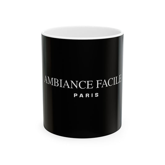 Mug AF noir, (11oz, 15oz)