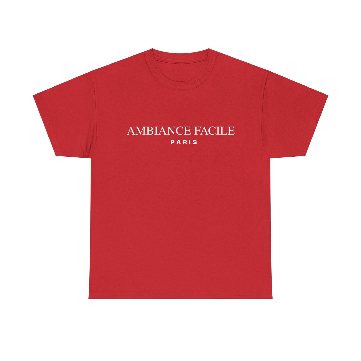 T-shirt AF rouge unisexe